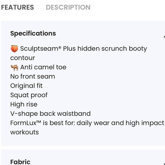 PARAGON FITWEAR FormLux Original Sculptseam Plus Legging XXL in Sienna NWT 106 - Picture 9 of 15